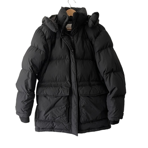 ❌SOLD ❌Aritzia Wilfred Free Archive Parka Hooded, quilted down parka black - Picture 2 of 16